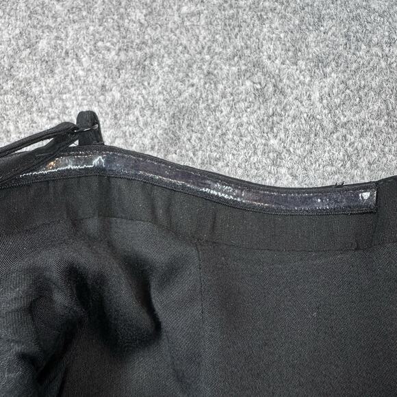 Anthropologie Maeve Off The Shoulder Bow Mini Dress Black S Tulle Pin Up Flare - Picture 9 of 14